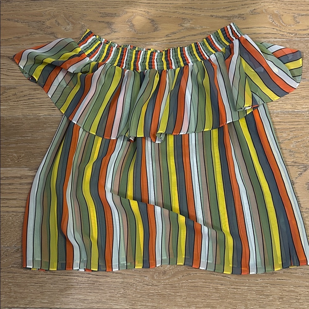 Cabi circus top off the shoulder, size large - Picture 3 of 7